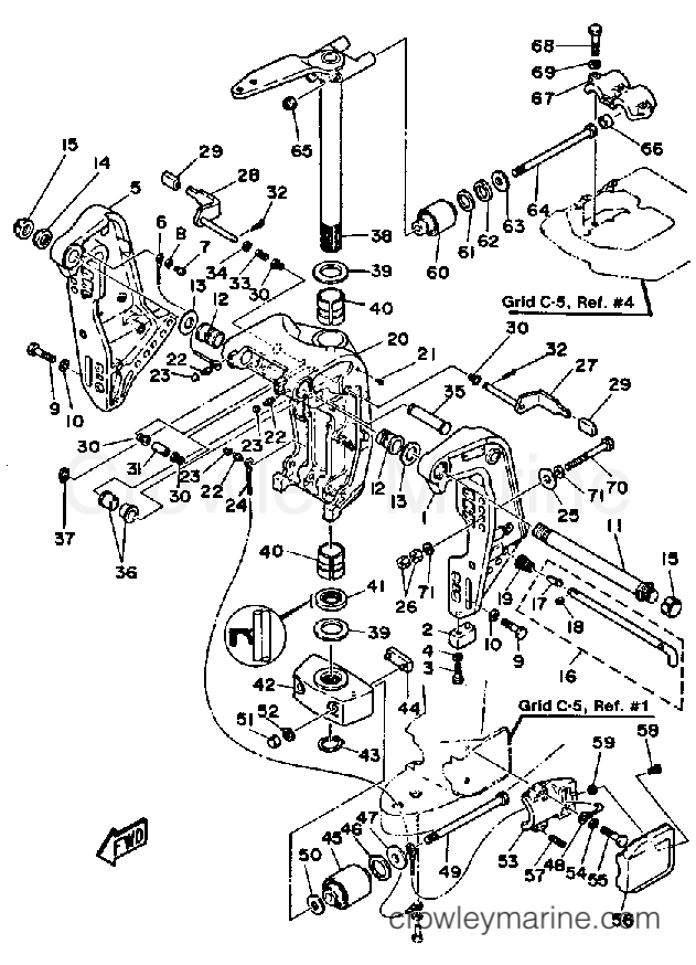 Yamaha Motors L150ETXJ - BRACKET
