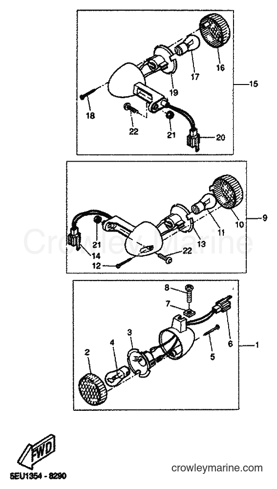 Yamaha Motors YH50 (5JB6) [020] - FLASHER LIGHT
