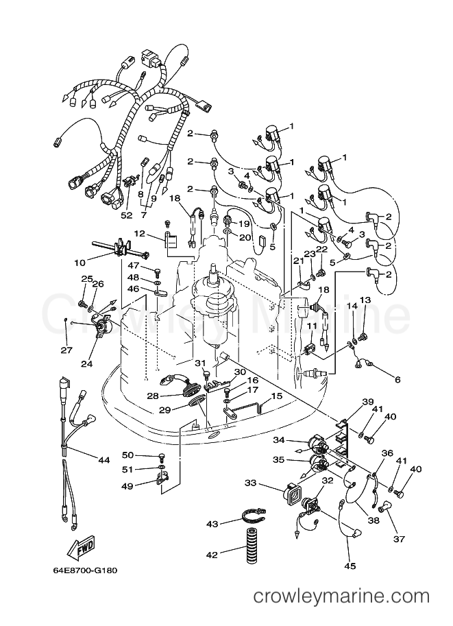 Yamaha Motors 200FETOL (64E8) [050] - ELECTRICAL 2