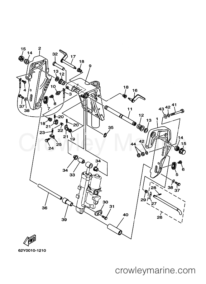 Yamaha Motors F50AET (62Y2) [020] - BRACKET 2