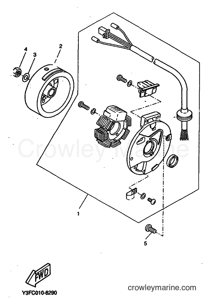 1999 Scooter CW50RS - CW50RS (5FX7) [010] - GENERATOR