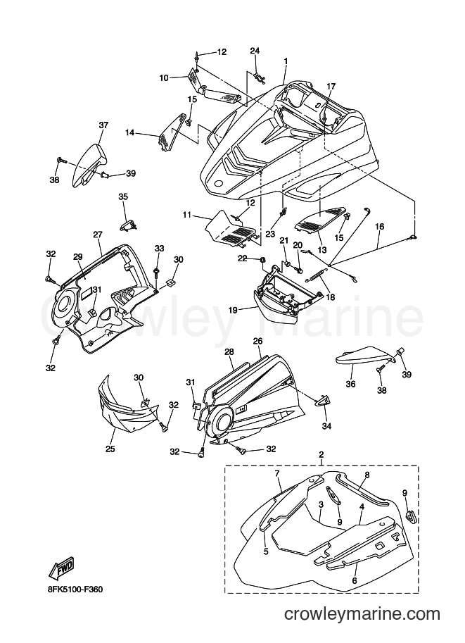 2007 Snowmobile RS10MS - RS10MS (8GE3) [020] - SHROUD