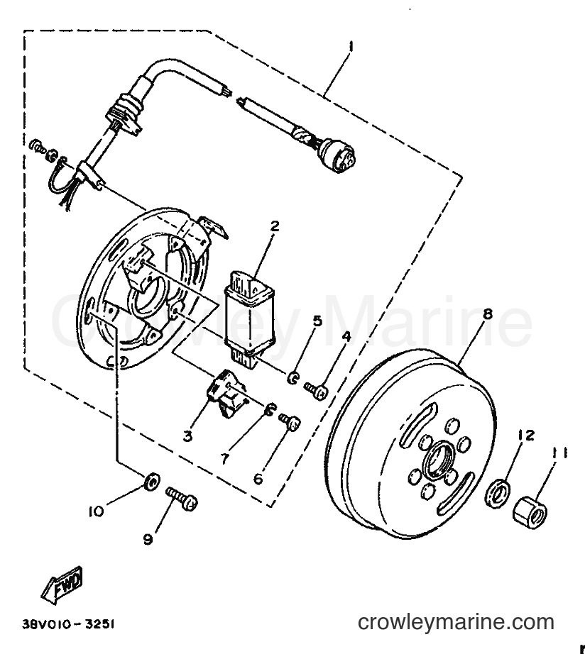 1991 Dirt Bike TY250R - TY250R (4AJ2) [999] - GENERATOR