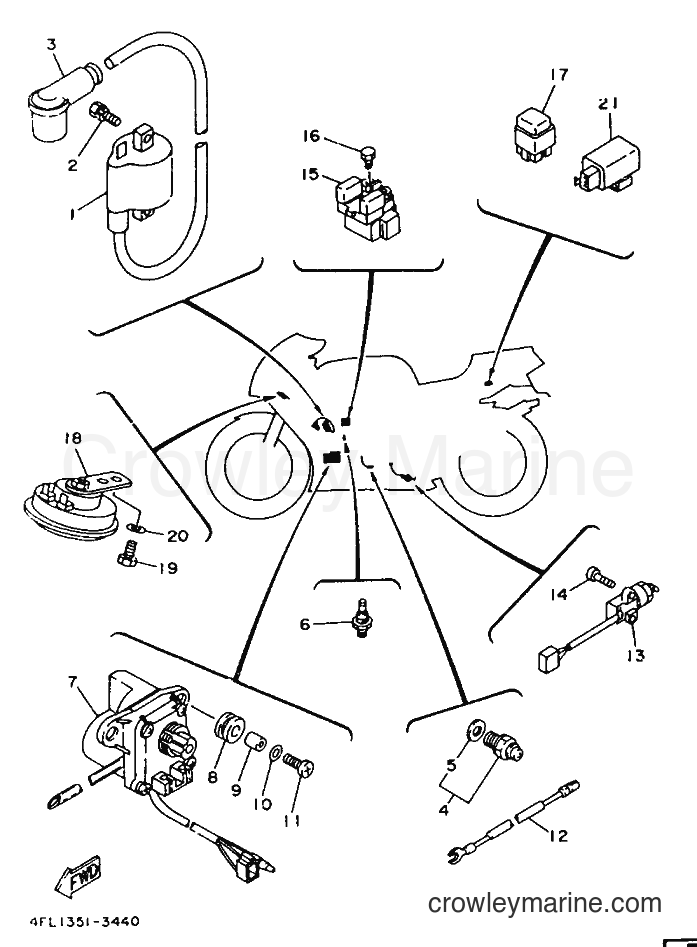 Yamaha Motors TZR125 (4JB1) [999] - ELECTRICAL 2