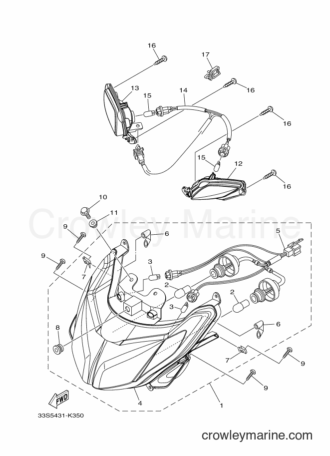 Yamaha Motors AL125 (33S9) [010] - HEADLIGHT