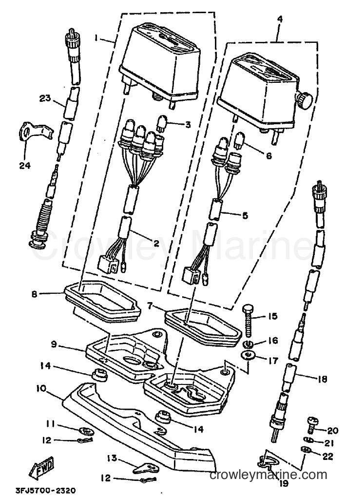 1992 Dirt Bike DT175 - DT175 (3FJ5) [010] - METER