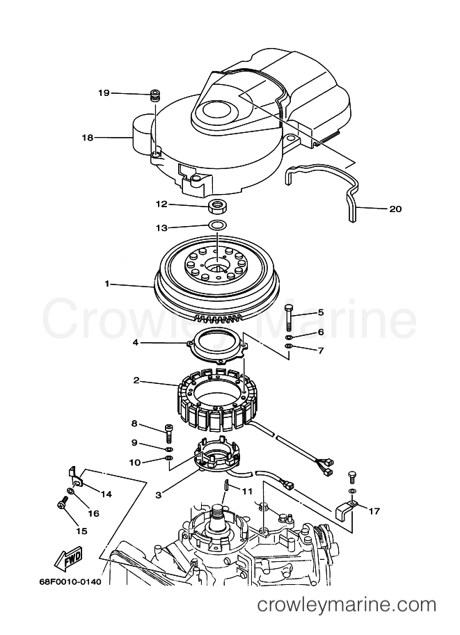 Yamaha Motors LZ150P (68K) [020] - GENERATOR