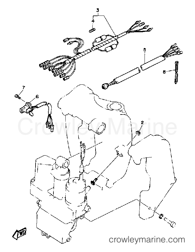 Yamaha Motors 225TXRQ - BRACKET 2