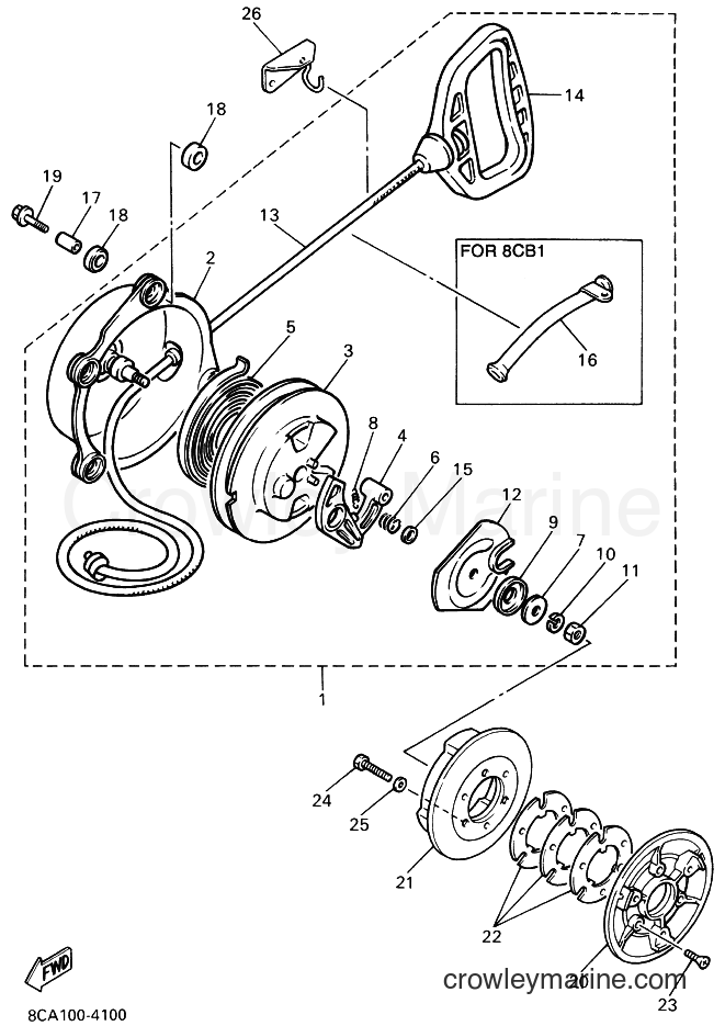 Yamaha Motors VX600DX (8CB1) [020] - STARTER