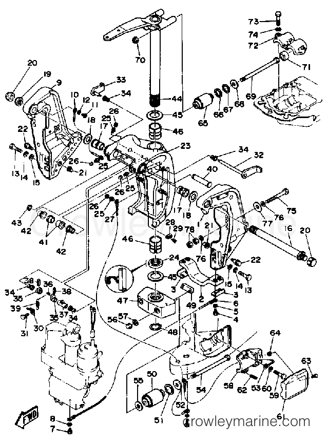 Yamaha Motors 150TXRP - BRACKET 1