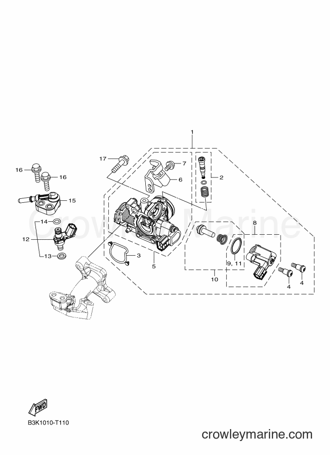 Yamaha Motors CEH50 (B3K1) [010] - INTAKE