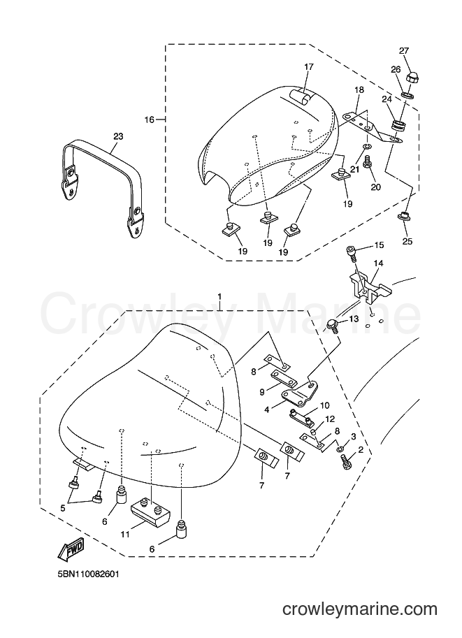 Yamaha Motors XVS650A (5SC5) [070] - SEAT