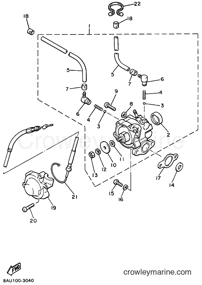 2011 Snowmobile VK540E - VK540E (8ACT) [010] - OIL PUMP