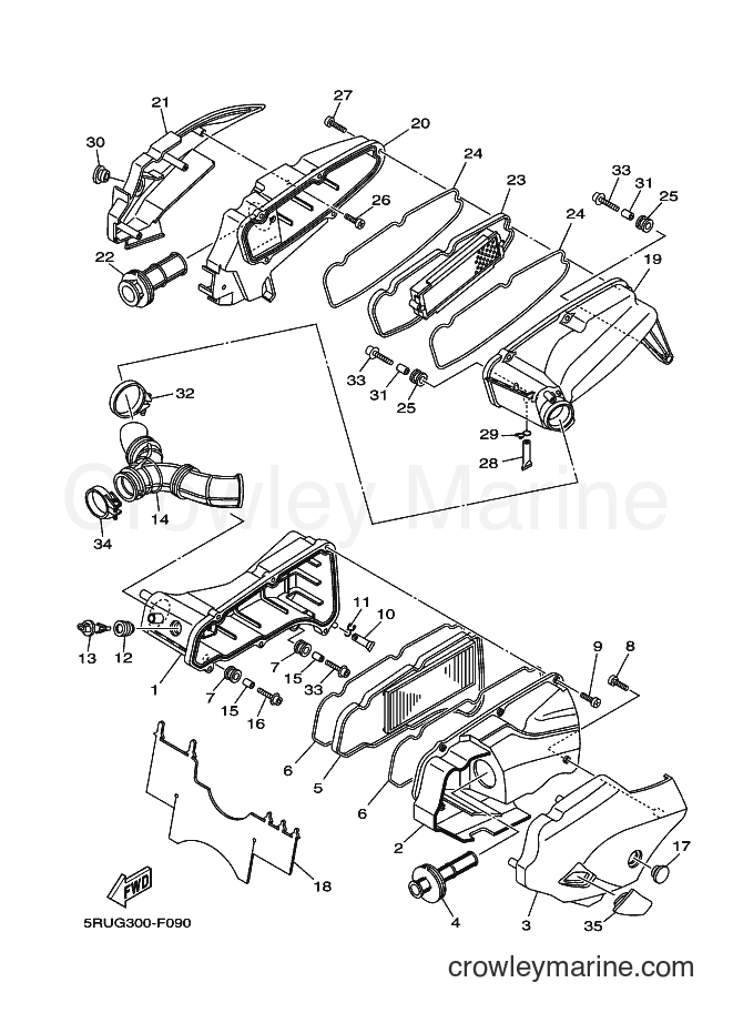 Yamaha Motors YP400A (34B1) [010] - INTAKE 2