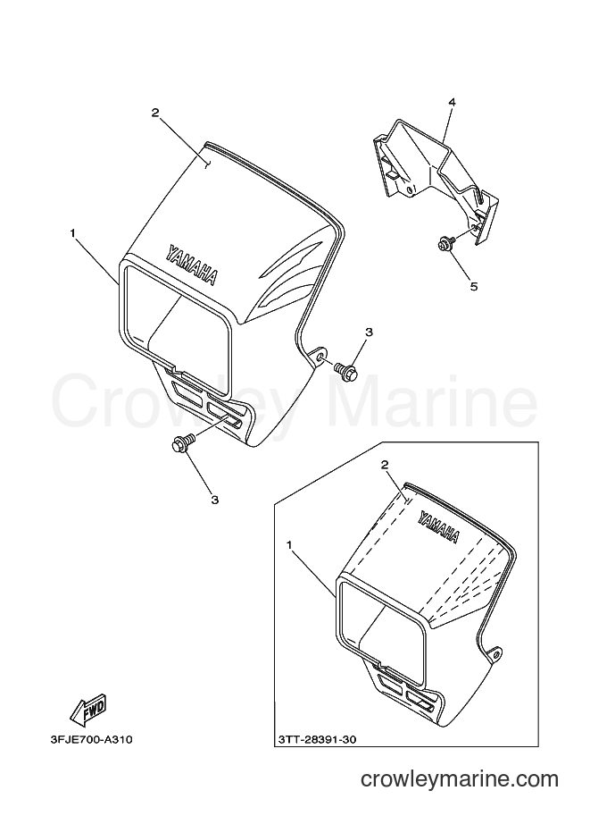 2004 Dirt Bike DT175 - DT175 (3FJF) [010] - COWLING 1
