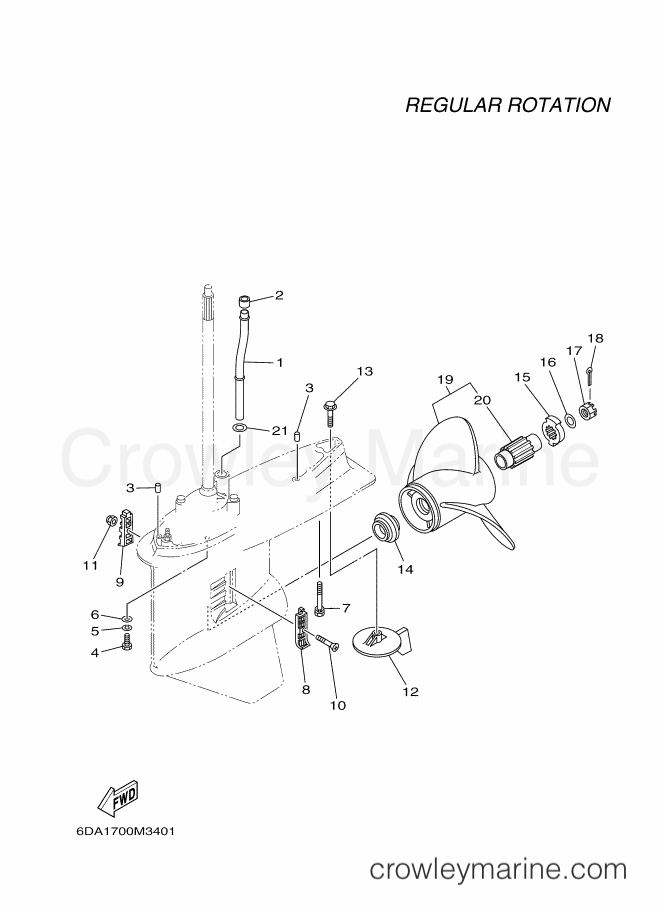Yamaha Motors F200GETX (6DV2) [040] - LOWER CASING & DRIVE 2