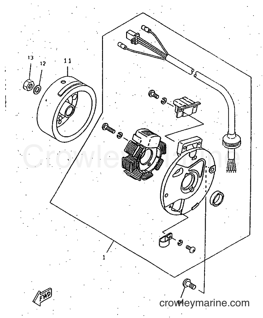 1997 Scooter CW50RSP - CW50RSP (4UR7) [99A] - GENERATOR