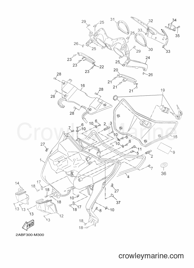 2013 Scooter YP125R - YP125R (2ABF) [020] - LEG SHIELD