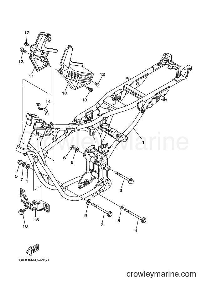 2002 Street Bike RX-K - RX-K (3KAA) [010] - FRAME