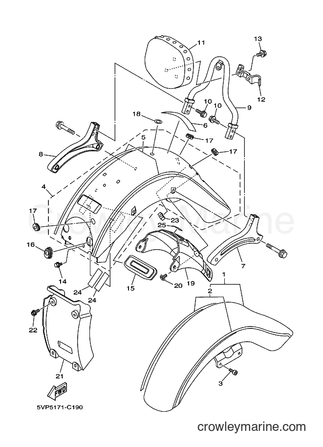 2004 Cruiser XV1700ATL - XV1700ATL (5VP5) [020] - FENDER