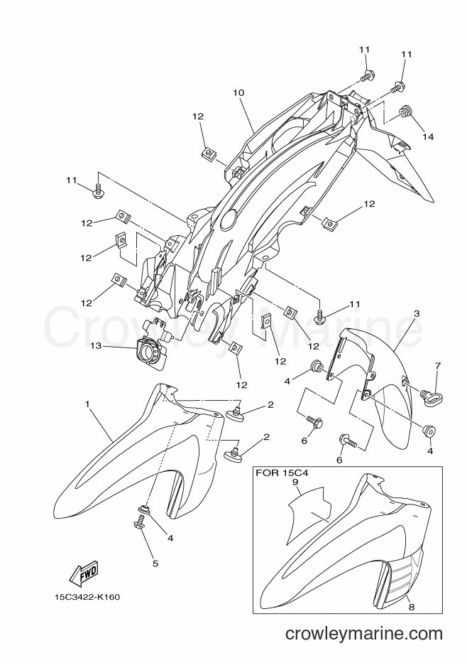 Yamaha Motors TK115 (15C3) [010] - FENDER