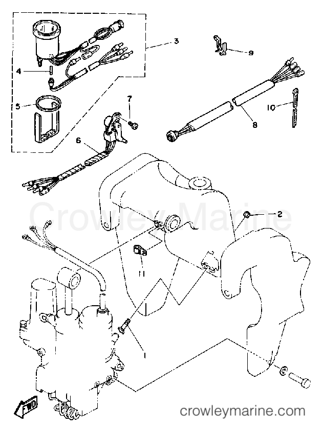 Yamaha Motors PRO50LD - BRACKET 2