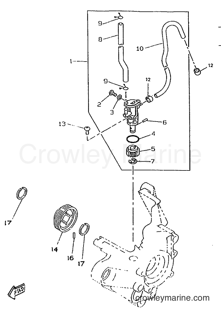 1996 Scooter CW50RS - CW50RS (4YA1) [999] - OIL PUMP