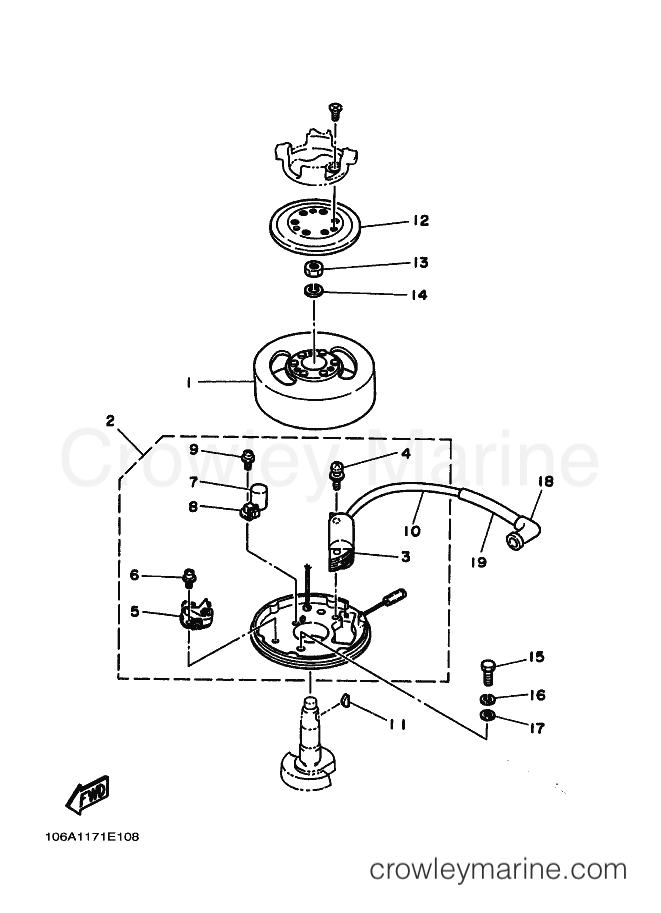 Yamaha Motors 2MSH (6A10) [010] - GENERATOR