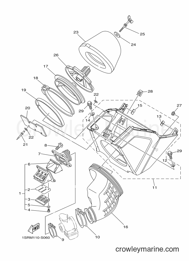 2018 Dirt Bike YZ125 - YZ125 (1SRT) [010] - INTAKE