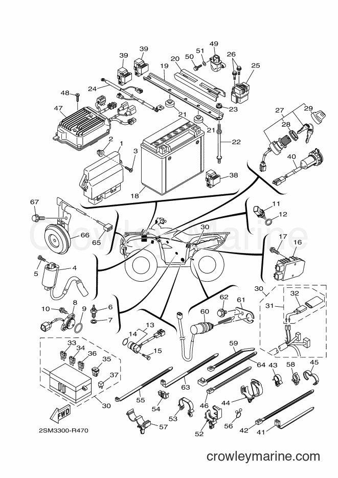 Yamaha Motors YFM700FWBD (2SM7) [010] - ELECTRICAL 1