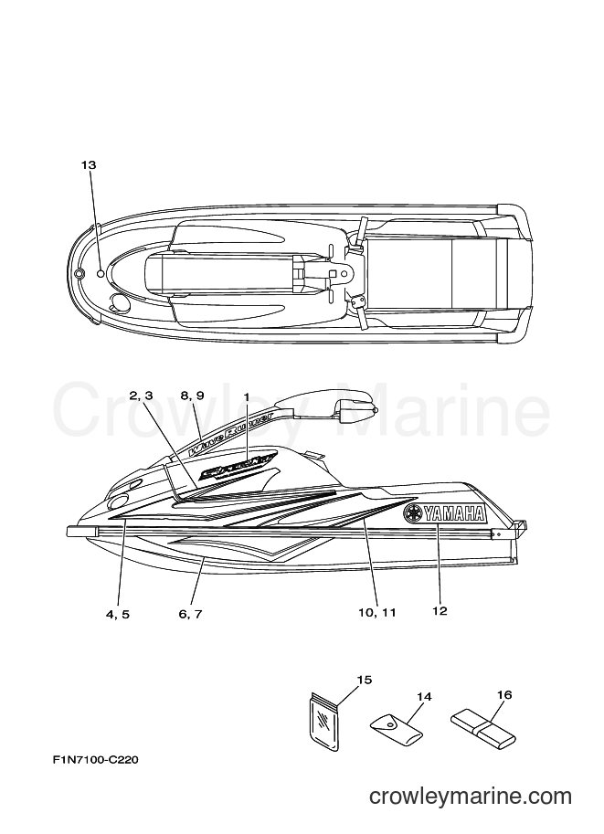 Yamaha Motors SJ700B-C (F1N8) [01A] - GRAPHICS