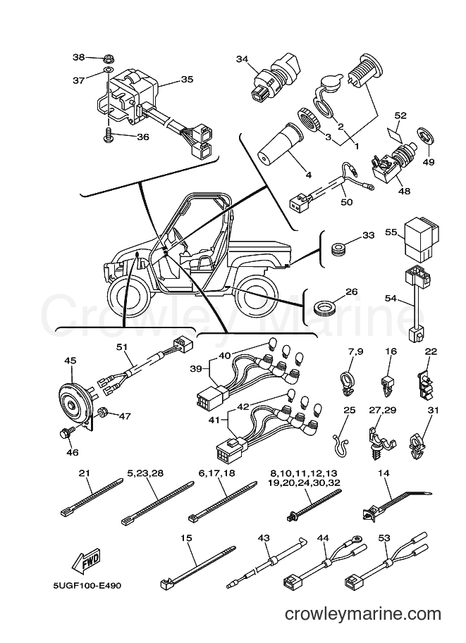 Yamaha Motors YXR660F (5UGG) [010] - ELECTRICAL 2
