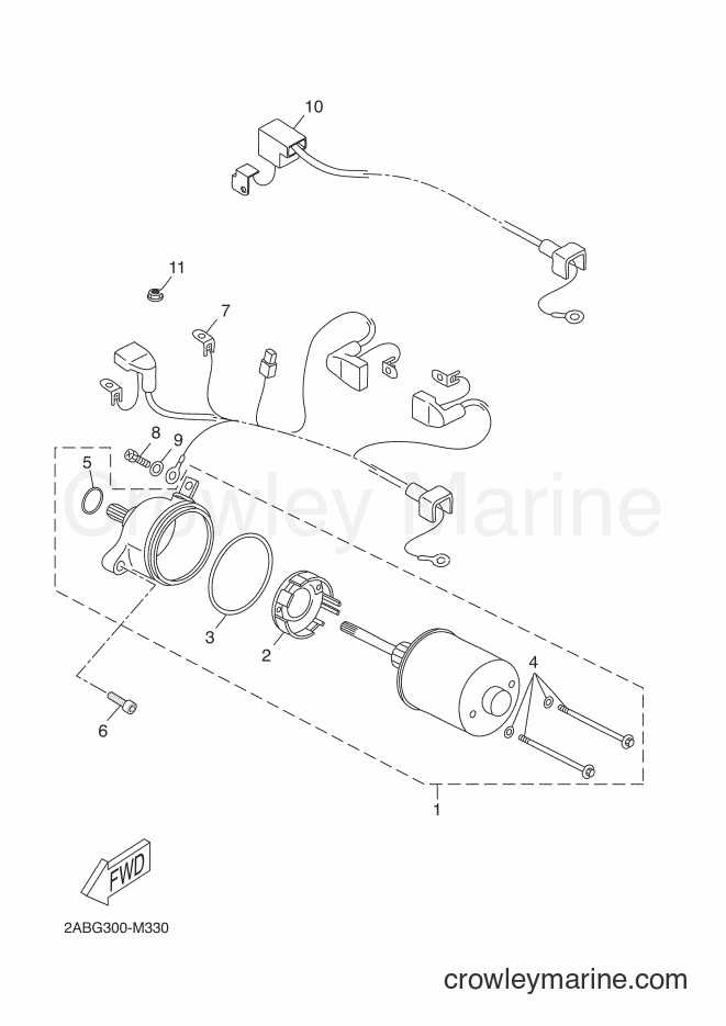 2013 Scooter YP125R - YP125R (2ABB) [010] - STARTING MOTOR