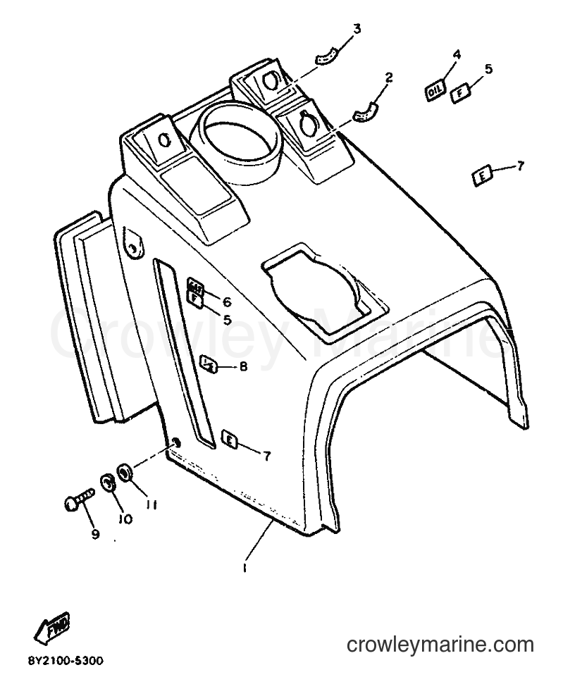 1996 Snowmobile ET340TK - ET340TK (81M) [999] - INSTRUMENT PANEL