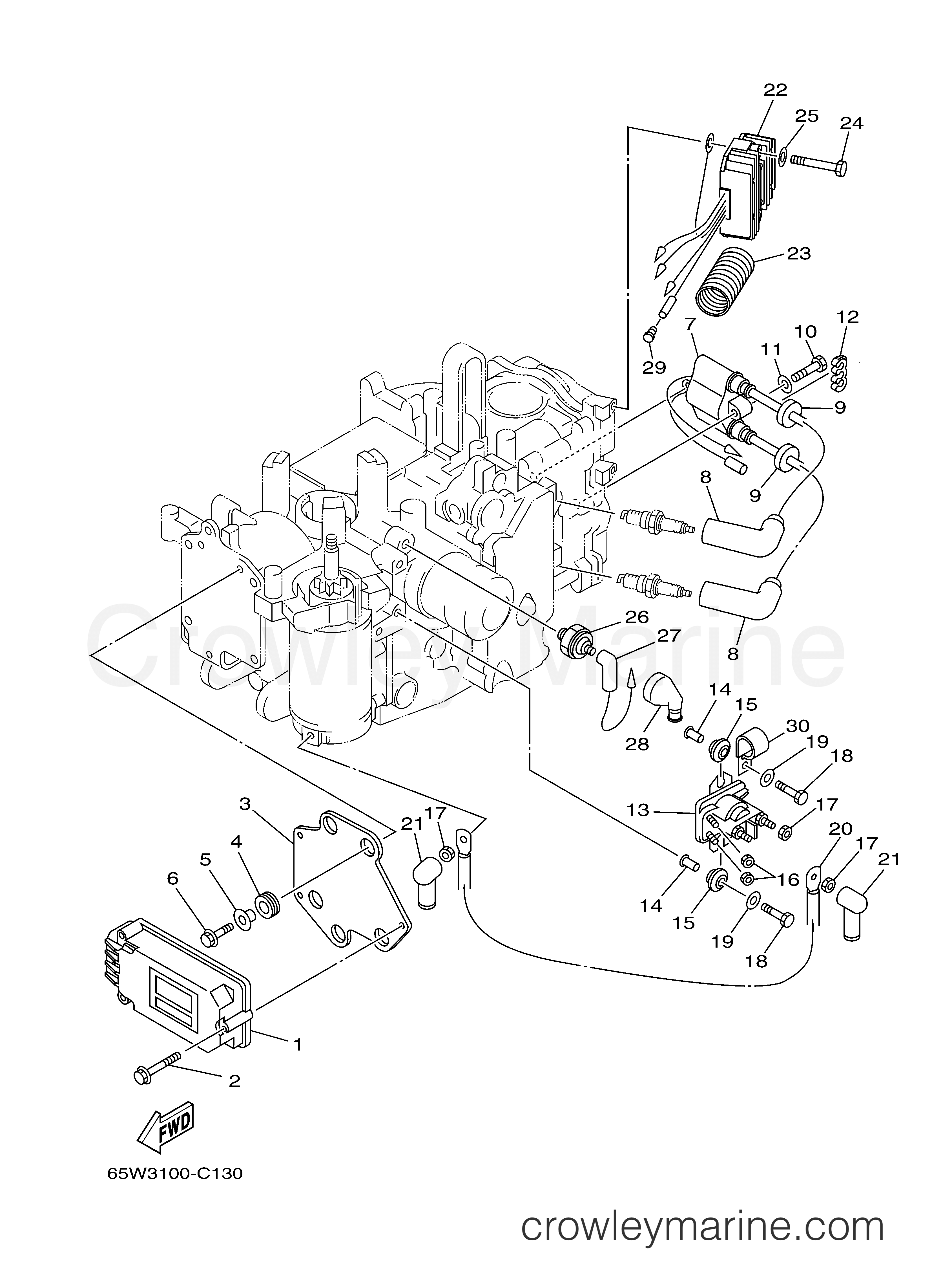 Yamaha Motors F25MLHC - ELECTRICAL 1