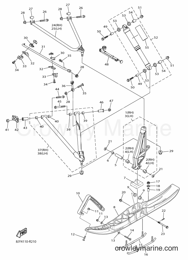Yamaha Motors SRV10LS (8JY4) [010] - SKI