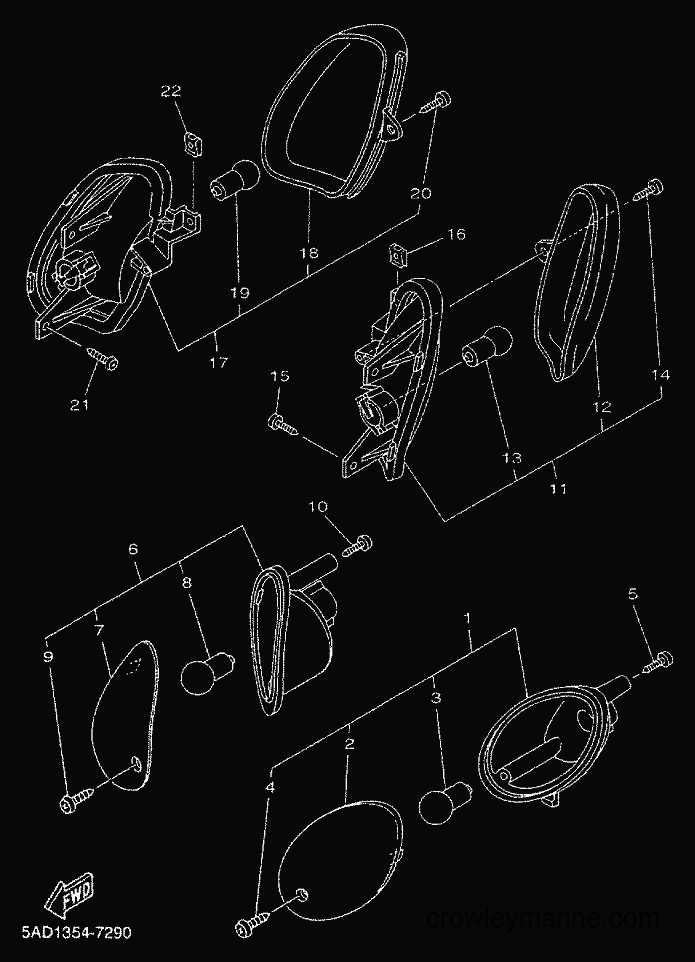 2000 Scooter YN50 - YN50 (5BX5) [010] - FLASHER LIGHT