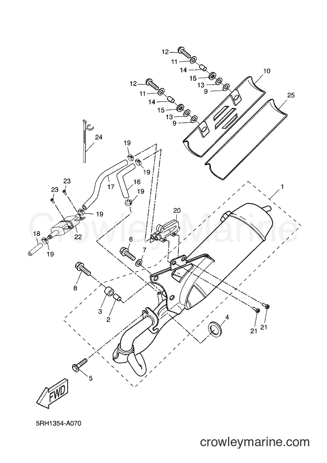 2004 Scooter CW50RS - CW50RS (2B12) [030] - EXHAUST