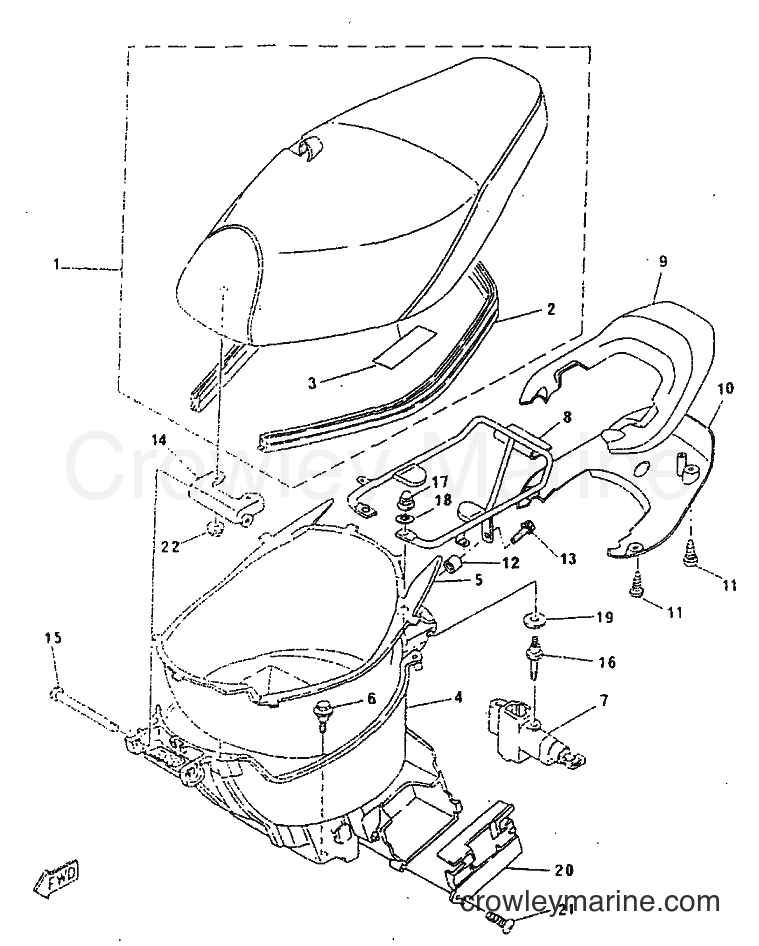 1998 Scooter CY50R - CY50R (3WG7) [999] - SEAT