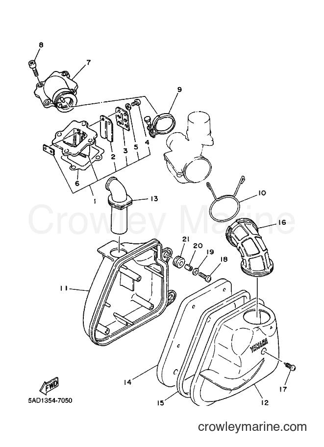 Yamaha Motors YN50 (5ADK) [010] - INTAKE