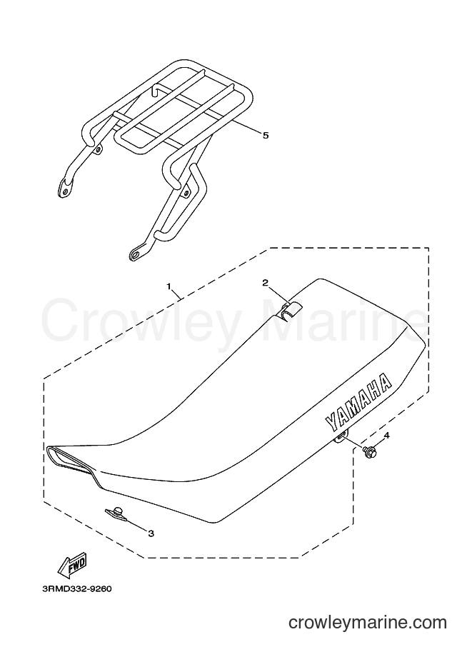 2000 Dirt Bike DT125R - DT125R (4DJA) [020] - SEAT
