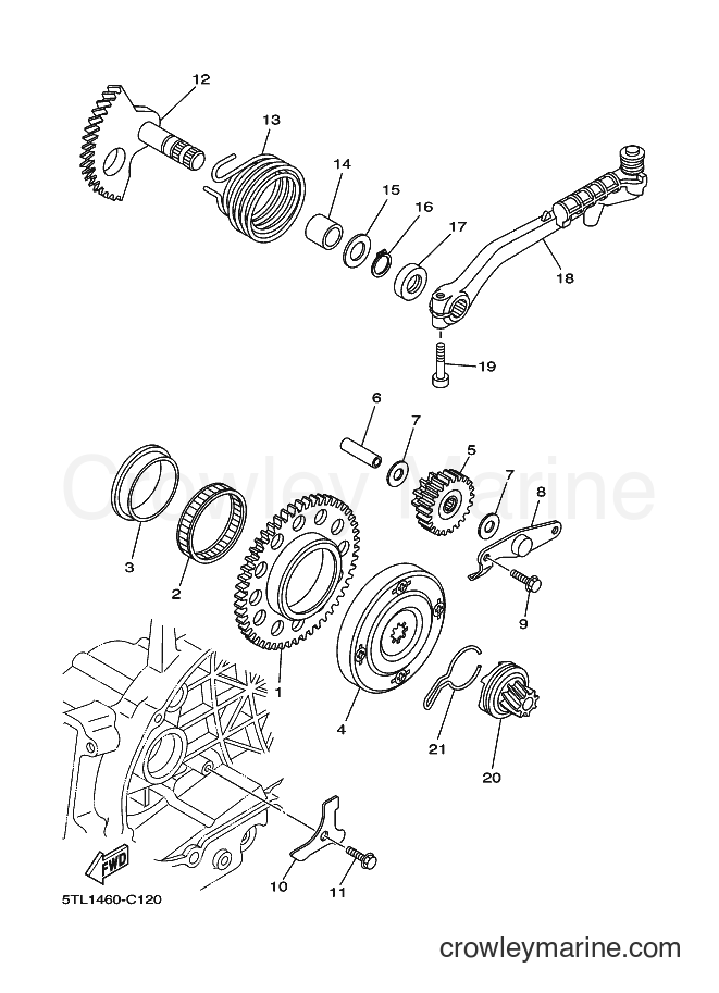Yamaha Motors AL115 (5WP2) [010] - STARTER