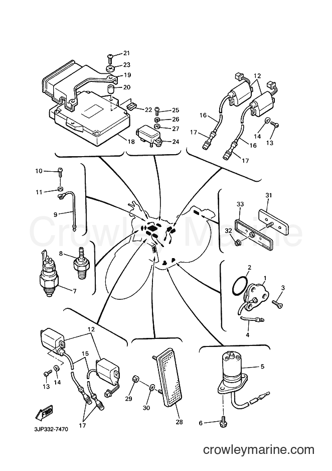 Yamaha Motors VMX12 (3JPR) [020] - ELECTRICAL 1
