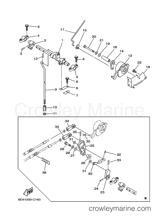 Yamaha Motors F15BMHS (6D43) [020] - CONTROL