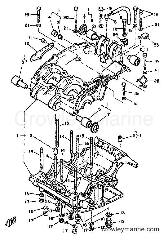 1982 Street Bike RD350LC - RD350LC (4L0) [999] - CRANKCASE