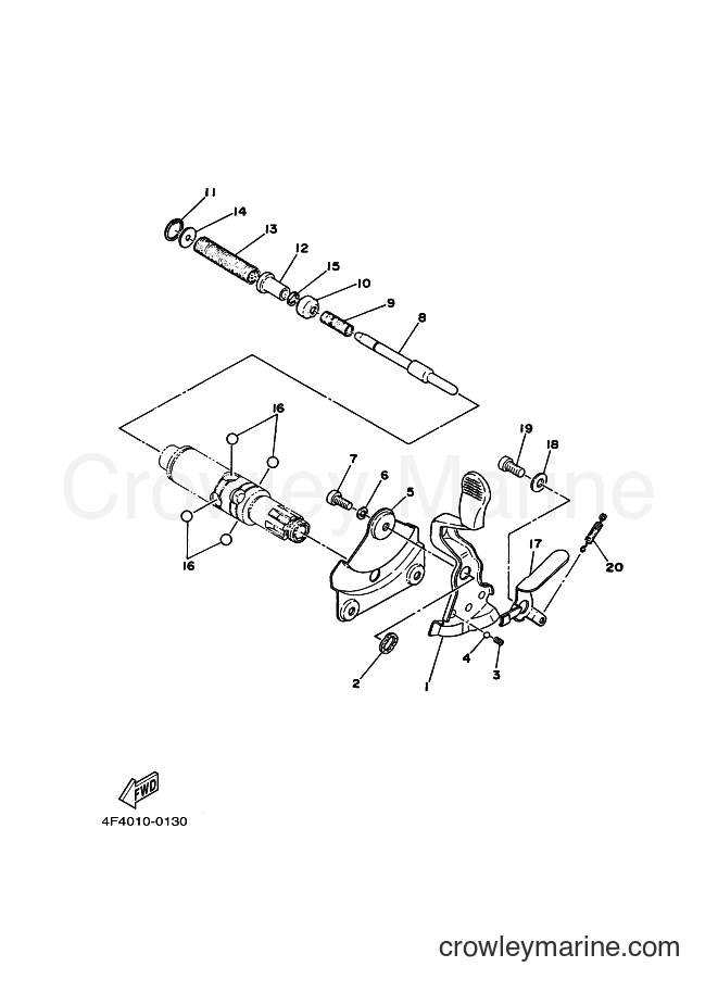 1980 Scooter LB50 II A - LB50 II A (4F40) [010] - シフタ