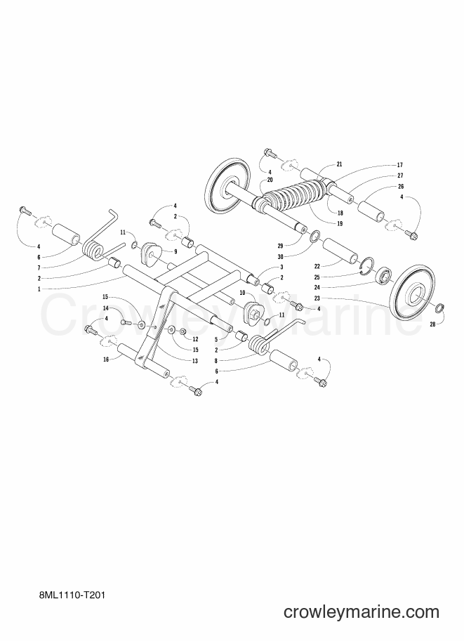 2018 Snowmobile SXR200 - SXR200 (8ML2) [010] - TRACK SUSPENSION 2