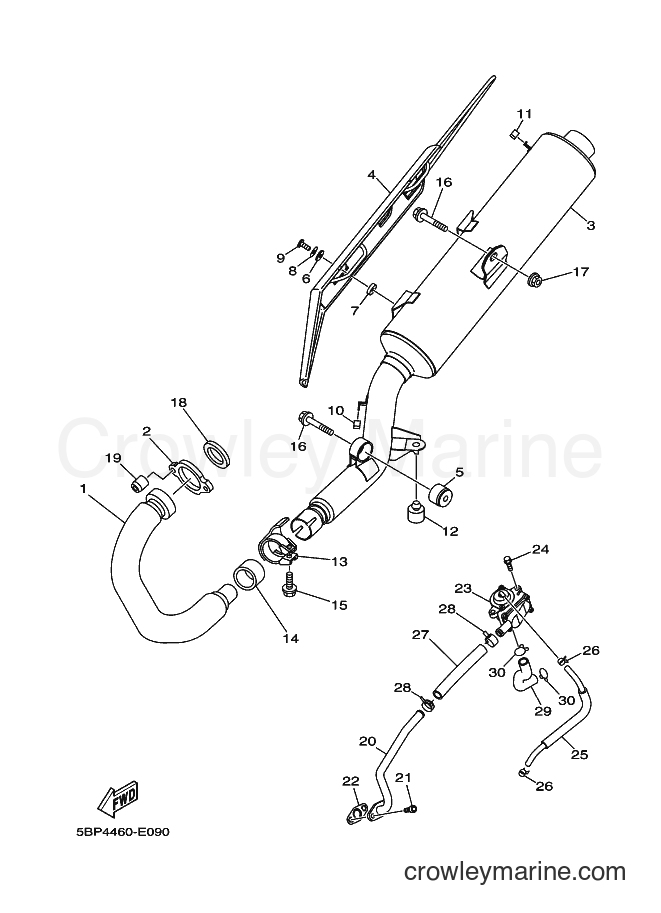 Yamaha Motors SX-4 (5BP4) [010] - EXHAUST