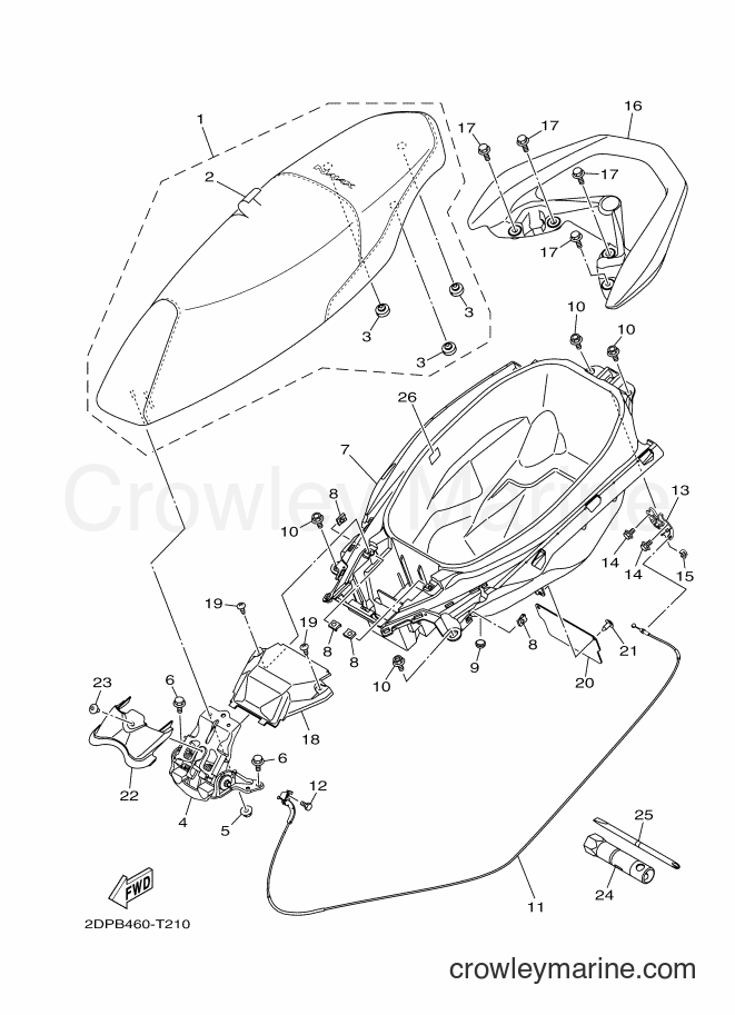 2018 Street Bike GPD150-A - GPD150-A (2DPH) [010] - SEAT