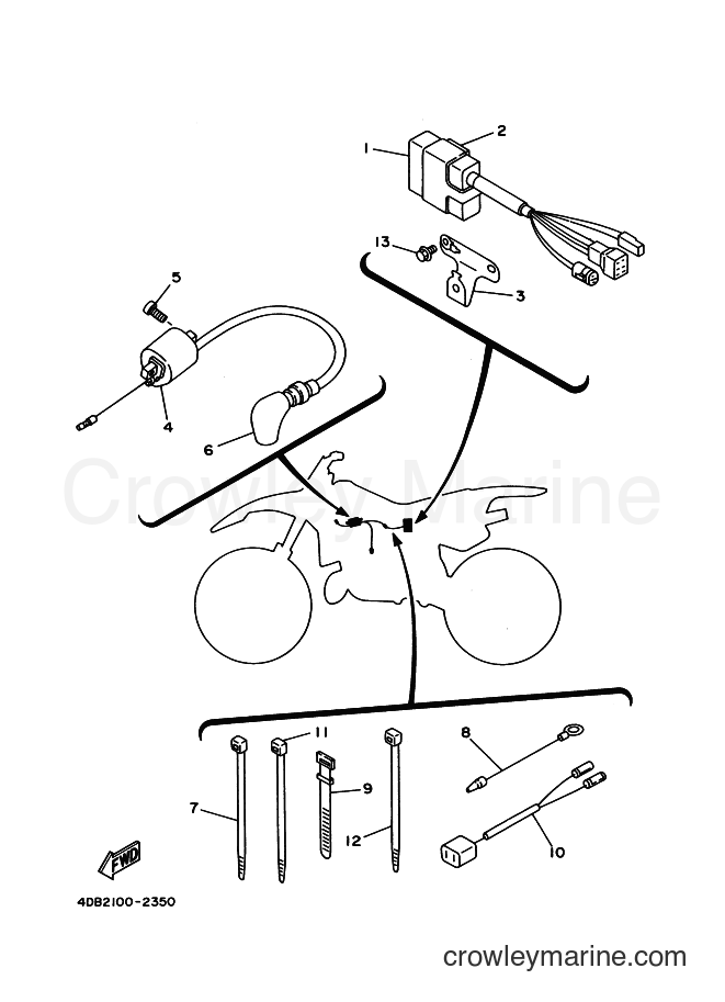 1992 Dirt Bike YZ125 - YZ125 (4DB2) [030] - ELECTRICAL 1